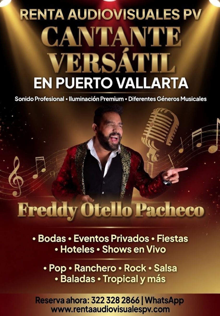 Freddy Otello Pacheci Cantante profesional